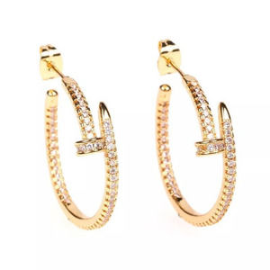 COPY - 18k Gold Plated Hoop Earrings